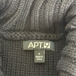 Apt. 9  Black Cable Knit Turtleneck Sweater Photo 6