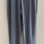 Savage x Fenty Women's Size XL Navy‎ White Strip Jogger Lounge Pajama Pants Soft Blue Photo 0