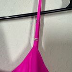 Amanda Uprichard  Silk Hot Pink Romper Size Medium Photo 6