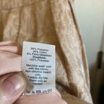 J.Crew Factory New Pink Rose Gold V Neck Jacquard Flare Dress Photo 5