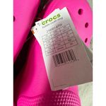Crocs NWT  Bubble Crush Clog Women's M8/W10 Hot Pink Platform Comfort Shoes‎ New Photo 5