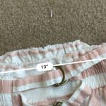 Umgee  distressed striped pink white shorts Photo 2