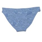 Aerie Bikini Bottom Women's Size Small Blue NWT Floral Embroidered Lined Photo 1