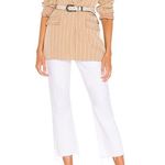 GRLFRND 🌴 Tatum Cropped Flare White Jeans Size 28 Photo 2