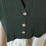 ZARA  Women's Black Cardigan with Button Accents A0417 Photo 2