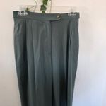 Limited America Green Wool Trouser Pants Size 8 Photo 1