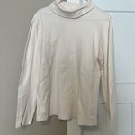 st. john's bay  White Fitted Long Sleeve Tee Photo 0