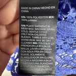 Chico's NEW Scallop Edge Lace Jacket Open Cardigan Purple Nightshade Womens 3/XL Photo 5