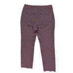 Boden Hampshire Red Geometric Petites Ponte Knit 7/8 Ankle Pant‎ sz 10P Stretch Photo 8