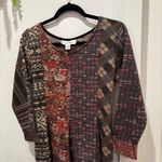 Sacred Threads  Boho Fairy Vintage Patchwork Womens Dress Mixed Print Size Medium Photo 3