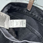 AGOLDE  Women's Lana Black Mid Rise Straight Button Fly Denim Jeans Sz 27 Photo 3