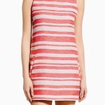 Cupcakes and Cashmere Athena Red White Striped Sleeveless Dress Photo 0