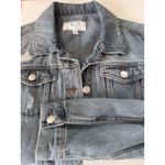 Time and Tru Denim Jacket Distressed Light Wash Women's Size 4 Photo 3