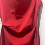 ZARA  Woman Dark Red Body Con Mini Dress Photo 6