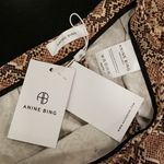 ANINE BING ππ Cigarette Python Trousers ~ Split Cuff Snakeskin Print XS NWT Photo 16