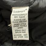 Skea Paris Vail Vintage Size 6 Black Sunburst Beaded Tassel Sueded Winter Jacket Photo 12