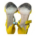 Jimmy Choo Yellow Patent Leather Peep Toe Mary Jane Heels Pumps EU 38.5 / US 8.5 Photo 13