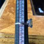 Genuine Sky Blue Topaz Rainbow Moonstone Sterling Silver Ring Size 8.75 Photo 7