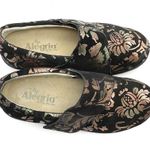 Alegria  Shoes Lauryn Black Metallic Bronze Floral Comfort Clogs Women’s Size 6 Photo 2