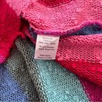 Show Me Your Mumu  bonfire knit‎ sweater rainbow stripe women’s size S Photo 6