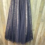 TLL Say Yes To the Prom Dress Size 0 Navy Blue Tulle Beaded Formal Evening Dress Photo 9