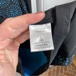 Krimson Klover Jasmine Black Blue Floral Laser Cut Dress size medium athletic Photo 2