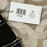 We Wore What The Danielle High Rise Vintage Straight NWT in Black/white stitching Photo 10