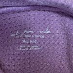 Urban Outfitters Purple Sleeveless Waffle Knit Racerback Mock Neck Crop Top M/L Photo 2