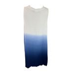 Jofit White Blue Ombre Athletic Casual Sleeveless Tank Dress Large Photo 7