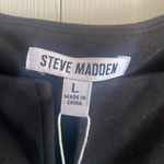 Steve Madden Steve‎ Madden black bodysuit size L new with tags snap bottom Photo 2
