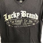 Lucky Brand  graphic print V-neck t-shirt Photo 4
