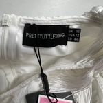 PRETTY LITTLE THING Women's White Lace Tassel Cane Detail Dress Sz 12 NEW Photo 6