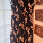 City Chic Black floral plus size formal dress  Photo 1