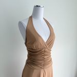 Speechless Vintage Y2K Dress Womens Small Gold Sparkle Halter Evening Fairy Photo 2