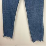 American Eagle  Mom Jean Distressed Raw Chewed Hem Sz 4 Boho Photo 7