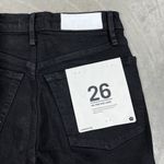 RE/DONE NWT  HIGH RISE LOOSE BLACK JEANS SZ 26 Photo 4