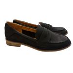 Lucky Brand Lucky Brand Womens Penny Loafers Black Leather Slip On Shoes Preppy Fall 6.5 Photo 1