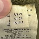 Free People  NWT Ezra Cargo Pants Women’s Size 27 Green Cotton Utility Photo 5