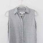 Workshop Republic Clothing Sleeveless Shirt Dress Photo 5