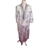 Tuckernuck Ro’s Garden Exclusive Lavender Leaf Clorinda Kaftan S *flaw Photo 1