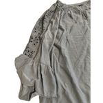 Democracy  Tunic Shirt Steel Blue BUTTERFLY‎ SLEEVES Blouse Extra Large XL Photo 1