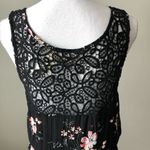 Cape Juby NWT  Black Floral Romper Size S Photo 4