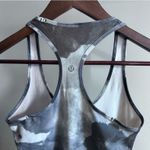 Lululemon Cool Racerback Tie Dye Cotton Like Athletic Tank SZ 4 Yoga Tank Top Photo 2