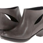 Dansko Bonita Burnished Nappa Gray LeatherCut Out Bootie Women Size 9.5 EU 40 Photo 0