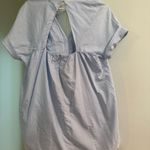 ZARA Light Blue Babydoll  Mini Dress Photo 1