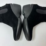 Cole Haan  Nike Air Mid‎ Calf Boots Shoes Black Suede Wedge Stretch Size 9.5B Photo 10