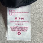 No Bo Nwt  leggings women’s‎ medium 7-9 Textured Ruched Seam black high rise Photo 4