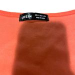 SheIn Orange/Coral Long Sleeve  Dress Photo 2