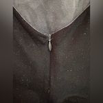 Cache Vintage  Black Velvet Lace Whimsigoth Timeless Elegant Midi Dress Size 8 Photo 6