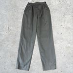 Burberry Vtg Burberrys Green Dress Pants High Waisted Chino Trousers Sz 8 Career Office Photo 4